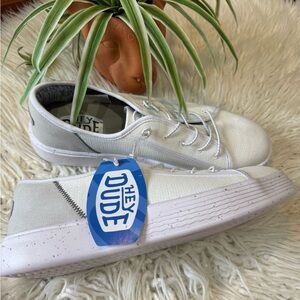 New🌿 Hey Dude Cody Sport Mesh White Comfort Sneakers Shoes